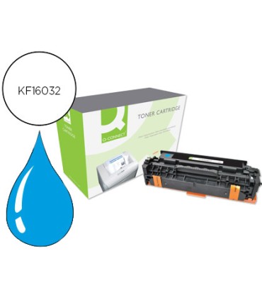 Toner q connect compatible hp ce411a color laserjet m351a 451dn 451dw 451nw 375nw 475dn 475dw cian 2600 pag