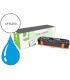 Toner q connect compatible hp cf211a color laserjet m251n 251nw 276n 276nw cian 1800 pag