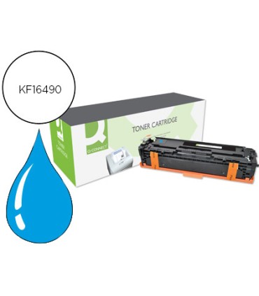 Toner q connect compatible hp cf211a color laserjet m251n 251nw 276n 276nw cian 1800 pag