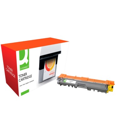 Toner q connect compatible brother tn245y hl 3140cw 3150cdw 3170cdw dcp 9020cdw amarillo 2200 pag