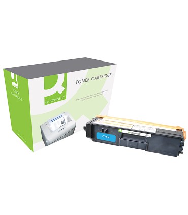 Toner q connect compatible brother tn325c hl 4140cn 4150cdn 4570cdw 4570cdwt dcp 9055cdn cian 3500 pag