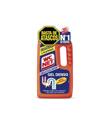 Desatascador de tuberias gel wc net energy botella de 1 litro