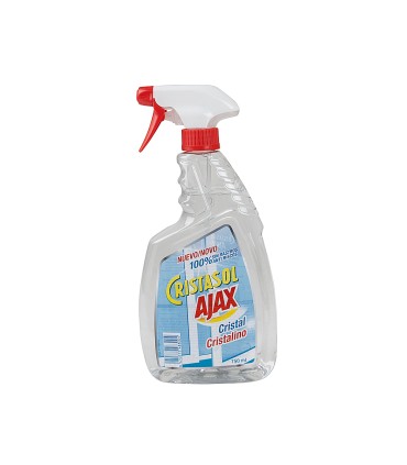 Limpiacristales liquido ajax cristalino con pistola pulverizadora 750 ml