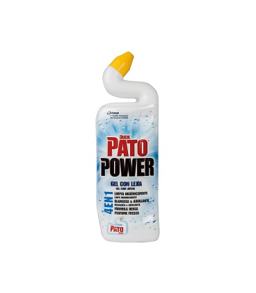 Limpiador de inodoro pato formula 4 en uno gel con lejia 750 ml