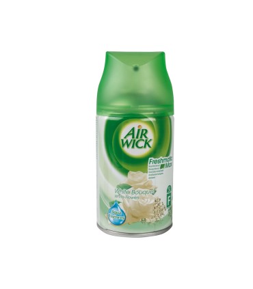 Ambientador air wick flores blancas recambio de 250 ml para aparato air wick freshmatik