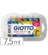 Tempera giotto 75 ml estuche 6 colores surtidos