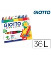 Rotulador giotto turbo color caja de 36 colores