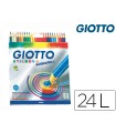 Lapices de colores giotto stilnovo acuarelables caja de 24 colores surtidos