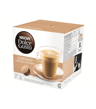 Cafe dolce gusto cortado monodosis caja de 16 unidades