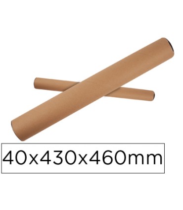 Tubo de carton apli portadocumentos tapa plastico 40x430x460 mm