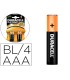 Pila duracell recargable aaa 750 mah blister de 4 unidades