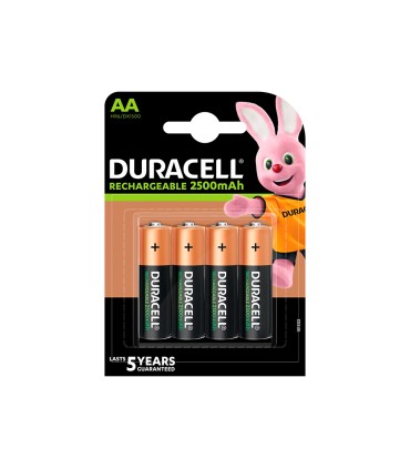 Pila duracell recargable staycharged aa 2500 mah blister de 4 unidades