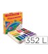 Lapices cera plastidecor school pack de 352 unidades colores surtidos 16 x color