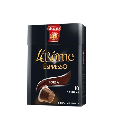 Cafe marcilla l arome espresso forza fuerza 9 caja de 10 unidades compatible con nespresso