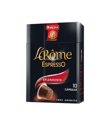 Cafe marcilla l arome espresso splendente fuerza 7 caja de 10unidades compatible con nespresso