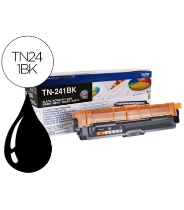 Toner brother tn 241bk hl3140 hl3170 hl3150 dcp9020 mfc9140 mfc9330 mfc9340 negro 2500 pag