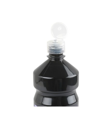 Tempera liquida liderpapel escolar 1000 ml negro