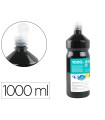 Tempera liquida liderpapel escolar 1000 ml negro