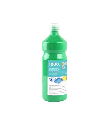 Tempera liquida liderpapel escolar 1000 ml verde