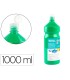 Tempera liquida liderpapel escolar 1000 ml verde