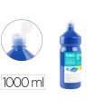 Tempera liquida liderpapel escolar 1000 ml azul marino