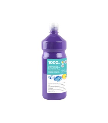 Tempera liquida liderpapel escolar 1000 ml violeta