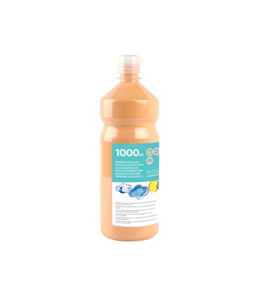 Tempera liquida liderpapel escolar 1000 ml carne