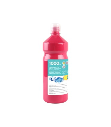 Tempera liquida liderpapel escolar 1000 ml fucsia