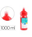 Tempera liquida liderpapel escolar 1000 ml rojo