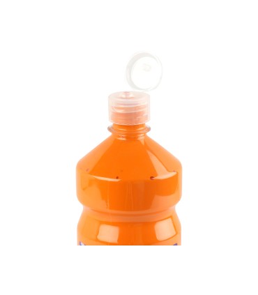 Tempera liquida liderpapel escolar 1000 ml naranja