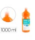 Tempera liquida liderpapel escolar 1000 ml naranja