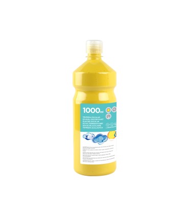 Tempera liquida liderpapel escolar 1000 ml amarillo