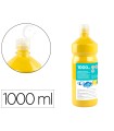 Tempera liquida liderpapel escolar 1000 ml amarillo