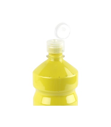 Tempera liquida liderpapel escolar 1000 ml amarillo limon