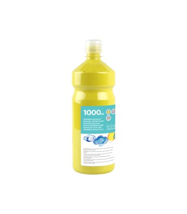 Tempera liquida liderpapel escolar 1000 ml amarillo limon