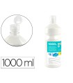 Tempera liquida liderpapel escolar 1000 ml blanco