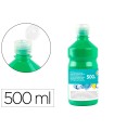 Tempera liquida liderpapel escolar 500 ml verde