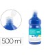 Tempera liquida liderpapel escolar 500 ml azul marino