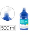 Tempera liquida liderpapel escolar 500 ml azul marino