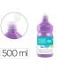 Tempera liquida liderpapel escolar 500 ml lila