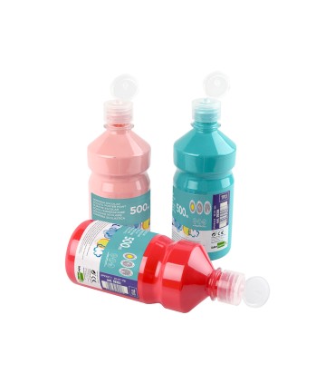 Tempera liquida liderpapel escolar 500 ml violeta