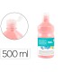 Tempera liquida liderpapel escolar 500 ml rosa