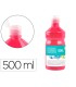 Tempera liquida liderpapel escolar 500 ml fucsia