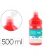 Tempera liquida liderpapel escolar 500 ml rojo