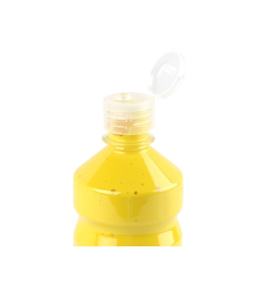 Tempera liquida liderpapel escolar 500 ml amarillo