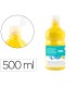 Tempera liquida liderpapel escolar 500 ml amarillo