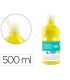 Tempera liquida liderpapel escolar 500 ml amarillo limon