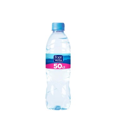 Agua mineral natural font vella sant hilari 500 ml