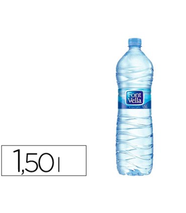 Agua mineral natural font vella botella sant hilari 15 l