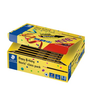 Lapices de grafito staedtler noris n2 hb class pack de 144 unidades